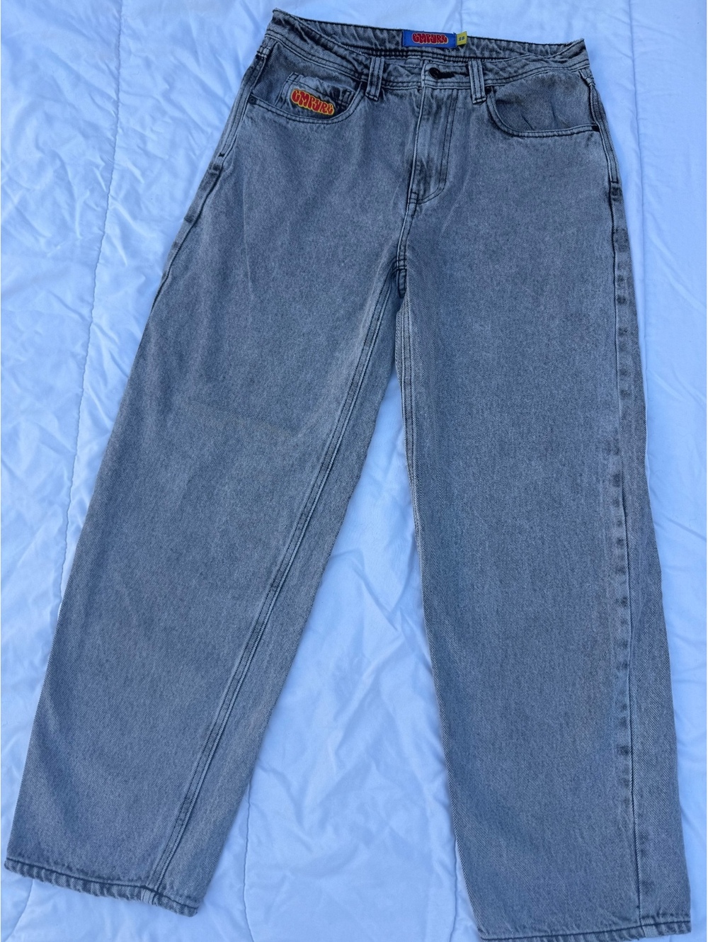 Empyre y2k  Gray Wide-Leg Jeans Size 28